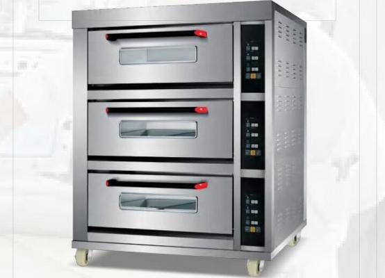 Pizza Brood Stoom Elektrische Oven 380V Maan Taart Hoge Temperatuur Intelligent