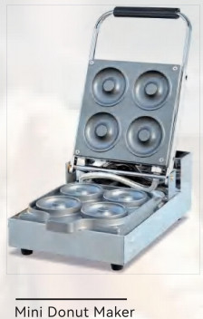 Mini Donut Maker Automatic Doughnut-Machine 3 Pijpen Geplaatst Tainless-Staal
