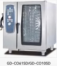 De Multifunctionele 4 Laag 9kW van Combioven combines steamer baking in