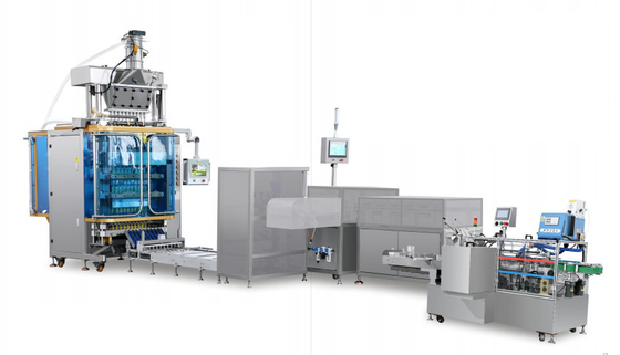 Automatisch de Productielijn220v 1.2kw 304 Roestvrij staal van de Multilanesstok