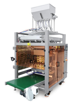 60HZ Multirij Vier van de verzegelende Vloeistof Verpakkende Machine 4.5KW Y1880 Kant