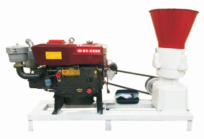 Gevogelte Diesel Voerkorrel die Machine en Stal 8 Sterk maken - 22hp Vlakke Matrijs 380V