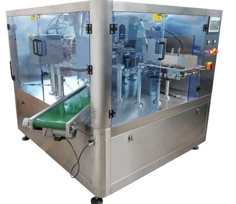 Van de de Verpakkingsmachine van de Premadezak beschermt de Roterende Automatische Waarschuwing Functie 60bags/Min