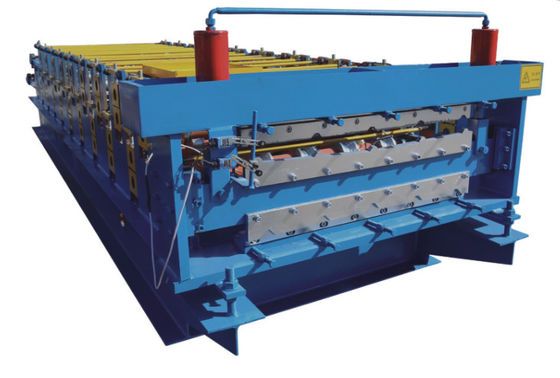 7.5KW het Broodje die van het kleurenstaal Machine 1200mm vormen Dubbele Lagen