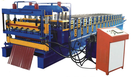 7.5KW het Broodje die van het kleurenstaal Machine 1200mm vormen Dubbele Lagen