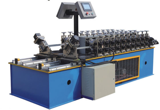 U Lichte het Staal Dubbele Lijn van Spoorkeel roll forming machine 4KW