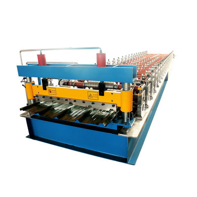 Blauw het Metaalbroodje die van het Dakblad Machines15m/min Hydraulisch Knipsel vormen