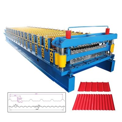 ISO-het Broodje dat van het Kleurenstaal Machine 5T voor het Comité van de Daktegel vormt