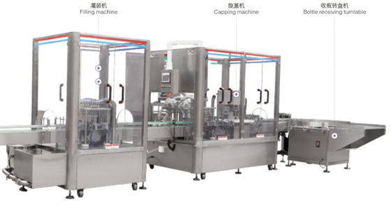 Automatische Vloeibare Flessenvullenmachine GMP 2500 Flessen/uur