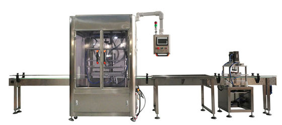 Arachideolie Automatische Verpakkende Machine, 1800bph-de Machine van het Olieflessenvullen GLB