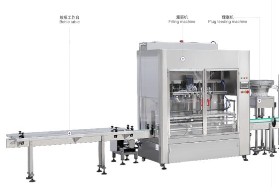 6 hoofd Dubbele Partijen die Machines SS304 etiketteren Automatische Schroef het Afdekken Machine