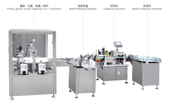2KW oogdaling die en het Afdekken Machinemateriaal 40bpm vullen