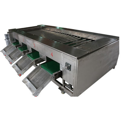 2000kg/h de Machines van de voedselverwerking, Plantaardig Fruit Sorterend Materiaal