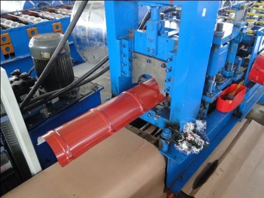 Halve Ronde Groene 3 Fase van Ridge Cap Roll Forming Machine 2.5T