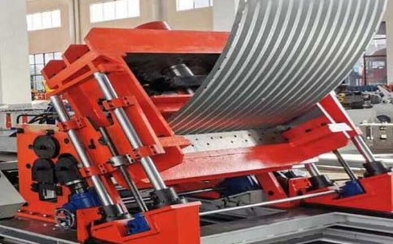 ZX-40 gefelste stalen plaat silovormmachine spiraal 4 mm 4,5 m/min
