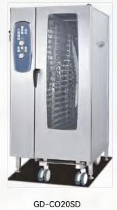 De Multifunctionele 4 Laag 9kW van Combioven combines steamer baking in