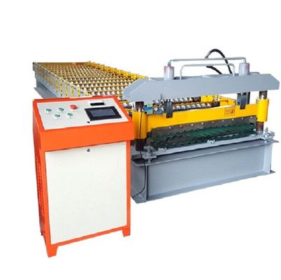 15m/min het Broodje die van het kleurenstaal Machine Golfdakblad vormen