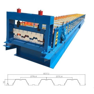 8T tegelblad die Machine 15KW voor het Dek van de Staalvloer vormen
