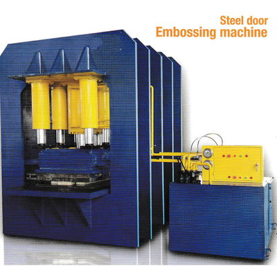 3000 Ton Hydraulic Steel Door Embossing-Machine380v het Dubbele Actie Drukken